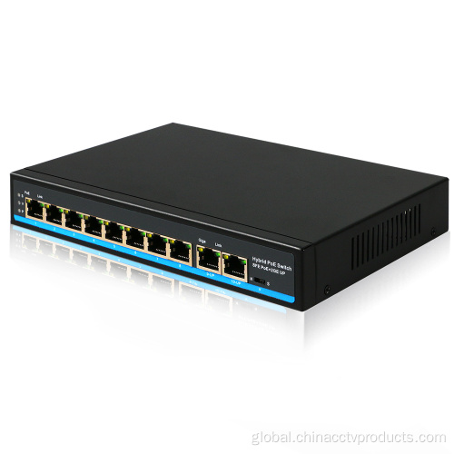 Poe Switch 48v OEM 250m PoE Switch for Hikvision IP Camera Manufactory